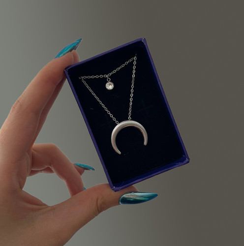 گردنبند ماه استیل